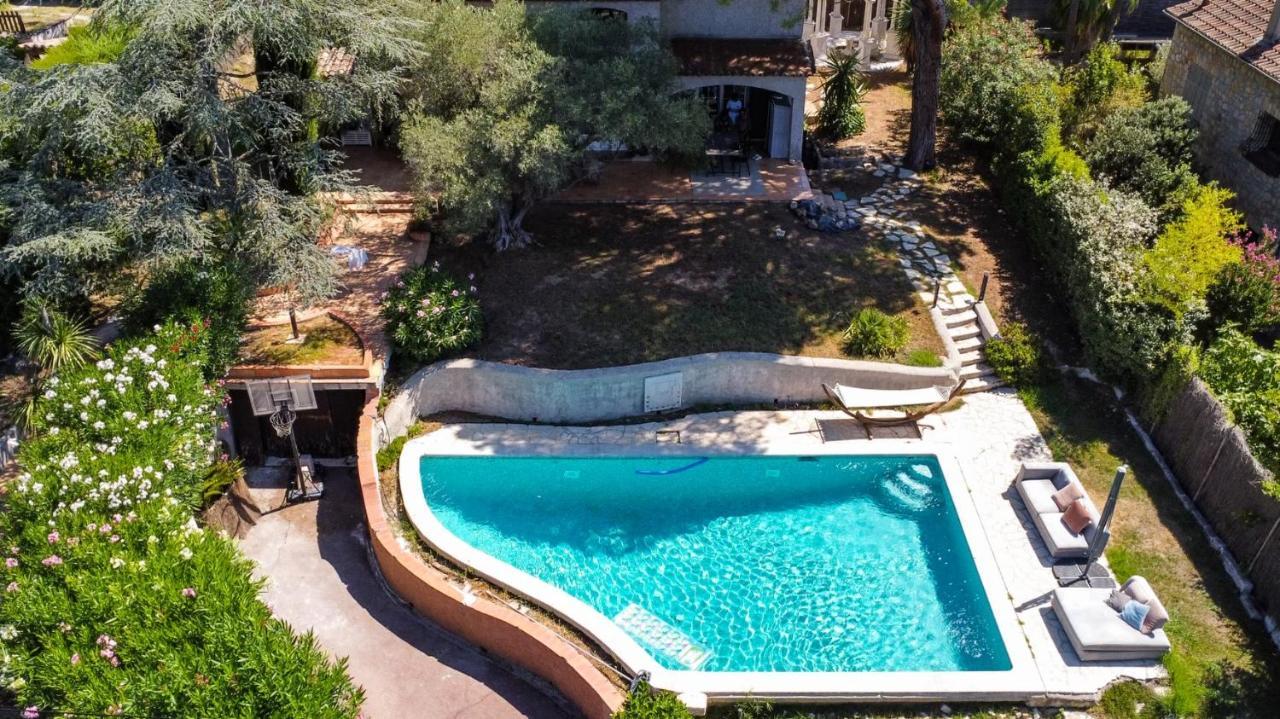Location De Chambre Villa Les Allamandas Mandelieu La Napoule Bagian luar foto